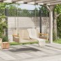 Beige synthetic rattan swing bench 109x62x40 cm by vidaXL, garden benches - Ref: Foro24-368145, Price: 100,89 €, Discount: %