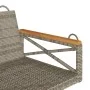 Gray synthetic rattan swing bench 109x62x40 cm by vidaXL, garden benches - Ref: Foro24-368153, Price: 93,63 €, Discount: %