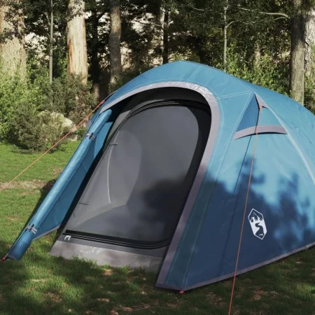 Blaues wasserdichtes 3-Personen-Tunnelzelt von vidaXL, Zelte - Ref: Foro24-94601, Preis: 63,40 €, Rabatt: %
