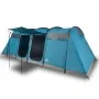 Family tunnel tent 8 people waterproof blue by vidaXL, tents - Ref: Foro24-94617, Price: 332,39 €, Discount: %