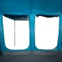 Tienda de campaña familiar túnel 8 personas impermeable azul