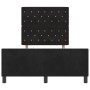 Estructura de cama con cabecera Negro 120 x 190 cm Terciopelo