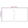 Anthrazitgraue Balkonmarkise aus synthetischem Rattan, 300 x 90 cm von vidaXL, Zaunpaneele - Ref: Foro24-156236, Preis: 42,57...