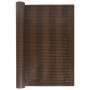 Toldo para balcón ratán sintético marrón y negro 400x100 cm de vidaXL, Paneles de vallas - Ref: Foro24-156255, Precio: 59,82 ...