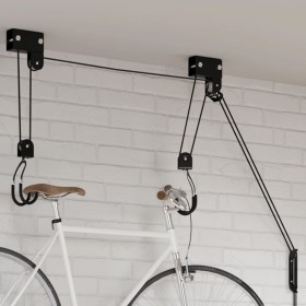 Elevador de bicicletas con montaje en techo 57 kg