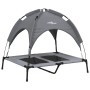 Cama para perros con dosel antracita tela oxford y acero de vidaXL, Camas para perros - Ref: Foro24-172594, Precio: 46,89 €, ...
