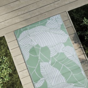 Alfombra de exterior PP verde 80x250 cm