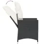 Kissen für Gartenliegen, 2 Stück, schwarzes synthetisches Rattan von vidaXL, Gartenstühle - Ref: Foro24-365645, Preis: 210,92...