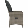 Gartenliegen und Kissen 2 Stück graues synthetisches Rattan von vidaXL, Gartenstühle - Ref: Foro24-365647, Preis: 217,78 €, R...