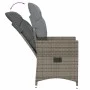 Gartenliegen und Kissen 2 Stück graues synthetisches Rattan von vidaXL, Gartenstühle - Ref: Foro24-365647, Preis: 238,90 €, R...