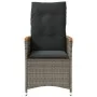 Garden recliners and cushions 2 pcs gray synthetic rattan by vidaXL, Garden chairs - Ref: Foro24-365651, Price: 231,13 €, Dis...