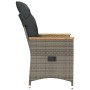 Gartenliegen und Kissen 2 Stück graues synthetisches Rattan von vidaXL, Gartenstühle - Ref: Foro24-365651, Preis: 214,69 €, R...