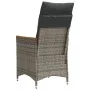 Garden recliners and cushions 2 pcs gray synthetic rattan by vidaXL, Garden chairs - Ref: Foro24-365651, Price: 231,13 €, Dis...