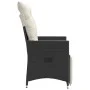 Kissen für Gartenliegen, 2 Stück, schwarzes synthetisches Rattan von vidaXL, Gartenstühle - Ref: Foro24-365666, Preis: 215,76...