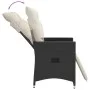 Kissen für Gartenliegen, 2 Stück, schwarzes synthetisches Rattan von vidaXL, Gartenstühle - Ref: Foro24-365666, Preis: 215,76...