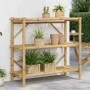 Estante de 3 niveles bambú 100x40x90 cm de vidaXL, Estanterías - Ref: Foro24-366458, Precio: 104,97 €, Descuento: %