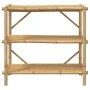 Estante de 3 niveles bambú 100x40x90 cm de vidaXL, Estanterías - Ref: Foro24-366458, Precio: 104,97 €, Descuento: %
