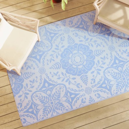 Babyblauer PP-Außenteppich 140x200 cm von vidaXL, Outdoor-Protektoren - Ref: Foro24-317034, Preis: 45,16 €, Rabatt: %