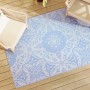 Babyblauer PP-Außenteppich 140x200 cm von vidaXL, Outdoor-Protektoren - Ref: Foro24-317034, Preis: 45,16 €, Rabatt: %