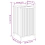 Bamboo planter 40x40x80 cm by vidaXL, Pots and planters - Ref: Foro24-366466, Price: 56,06 €, Discount: %