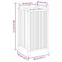 Bambuspflanzgefäß 40x40x80 cm von vidaXL, Töpfe und Pflanzgefäße - Ref: Foro24-366466, Preis: 76,70 €, Rabatt: %