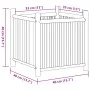 Bambuspflanzgefäß 40x40x40 cm von vidaXL, Töpfe und Pflanzgefäße - Ref: Foro24-366464, Preis: 52,68 €, Rabatt: %