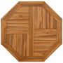 Octagonal solid teak wood table top 70x70x2.5 cm by vidaXL, Table tops - Ref: Foro24-366665, Price: 71,91 €, Discount: %