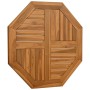 Tablero de mesa octogonal de madera maciza de teca 70x70x2,5 cm