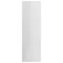 Estantería madera contrachapada blanco brillante 98x30x98 cm de vidaXL, Librerías y estanterías - Ref: Foro24-801122, Precio:...