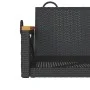 Schwarze Schaukelbank aus synthetischem Rattan, 63 x 62 x 40 cm von vidaXL, Gartenbänke - Ref: Foro24-368170, Preis: 70,37 €,...