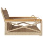 Beigefarbene Schaukelbank aus synthetischem Rattan, 63 x 62 x 40 cm von vidaXL, Gartenbänke - Ref: Foro24-368172, Preis: 66,4...