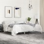 Sonoma gray metal engineered wood bed frame 200x200 cm by vidaXL, Beds and slatted bases - Ref: Foro24-3280065, Price: 162,45...