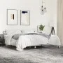 Sonoma gray metal engineered wood bed frame 200x200 cm by vidaXL, Beds and slatted bases - Ref: Foro24-3280065, Price: 160,42...