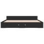 Black engineered wood bed frame with drawers 180x200 cm by vidaXL, Beds and slatted bases - Ref: Foro24-3280728, Price: 199,8...