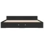 Black engineered wood bed frame with drawers 180x200 cm by vidaXL, Beds and slatted bases - Ref: Foro24-3280728, Price: 188,0...