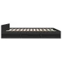 Black engineered wood bed frame with drawers 180x200 cm by vidaXL, Beds and slatted bases - Ref: Foro24-3280728, Price: 188,0...