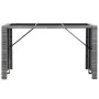 Mesa y sillas de bar jardín 7 pzas cojines ratán sintético gris de vidaXL, Conjuntos de jardín - Ref: Foro24-49561, Precio: 3...