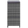 Garden bar table and chairs 7 pieces with gray synthetic rattan cushions by vidaXL, Garden sets - Ref: Foro24-49561, Price: 4...