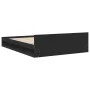 Estructura cama con cajones madera ingeniería negra 150x200 cm de vidaXL, Camas y somieres - Ref: Foro24-3280742, Precio: 164...