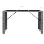 Mesa y sillas de bar jardín 7 pzas cojines ratán sintético gris de vidaXL, Conjuntos de jardín - Ref: Foro24-49561, Precio: 3...