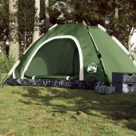 Green quick opening 5 person camping tent by vidaXL, tents - Ref: Foro24-4004173, Price: 151,60 €, Discount: %