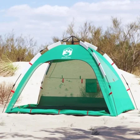 Strandzelt 2 Personen wasserdicht schnell öffnend grün von vidaXL, Zelte - Ref: Foro24-4005303, Preis: 66,91 €, Rabatt: %