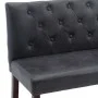 Gray artificial suede leather bench 148.5 cm by vidaXL, Benches for halls and storage - Ref: Foro24-288572, Price: 210,36 €, ...