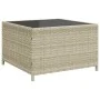 L-shaped garden sofa with table and light gray PE rattan cushions by vidaXL, Garden sets - Ref: Foro24-369044, Price: 346,17 ...
