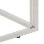 Console table stainless steel solid wood silver by vidaXL, Side tables - Ref: Foro24-350013, Price: 94,54 €, Discount: %