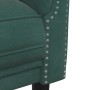 Zweiteilige Sofagarnitur aus dunkelgrünem Samt von vidaXL, Sofas - Ref: Foro24-3209221, Preis: 525,87 €, Rabatt: %