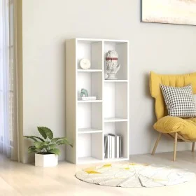Bücherregal aus weißem Sperrholz, 50 x 25 x 106 cm von vidaXL, Bücherregale und Regale - Ref: Foro24-801107, Preis: 59,33 €, ...