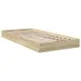 Estructura de cama madera de ingeniería roble Sonoma 75x190 cm de vidaXL, Camas y somieres - Ref: Foro24-842079, Precio: 57,7...