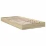 Estructura de cama madera de ingeniería roble Sonoma 75x190 cm de vidaXL, Camas y somieres - Ref: Foro24-842079, Precio: 57,7...