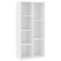 White plywood bookcase shelf 50x25x106 cm by vidaXL, Bookcases and shelves - Ref: Foro24-801107, Price: 59,24 €, Discount: %